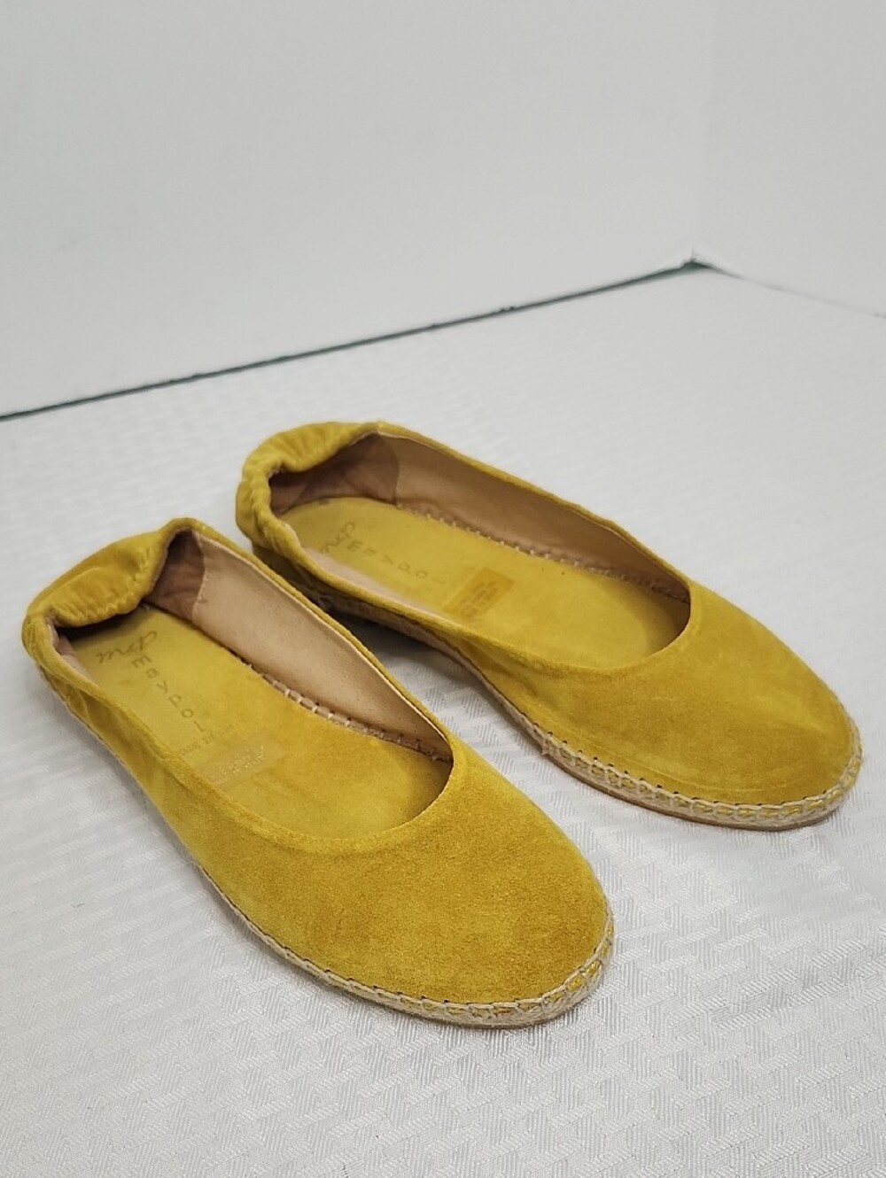 NWT Maypol Leather Espadrille Flats Made In Spain